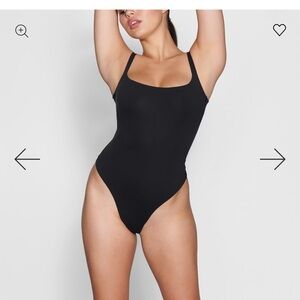 SKIMS Black Bodysuit